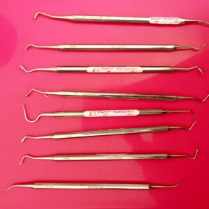 Conjunto instrumentais para restauração em amálgama